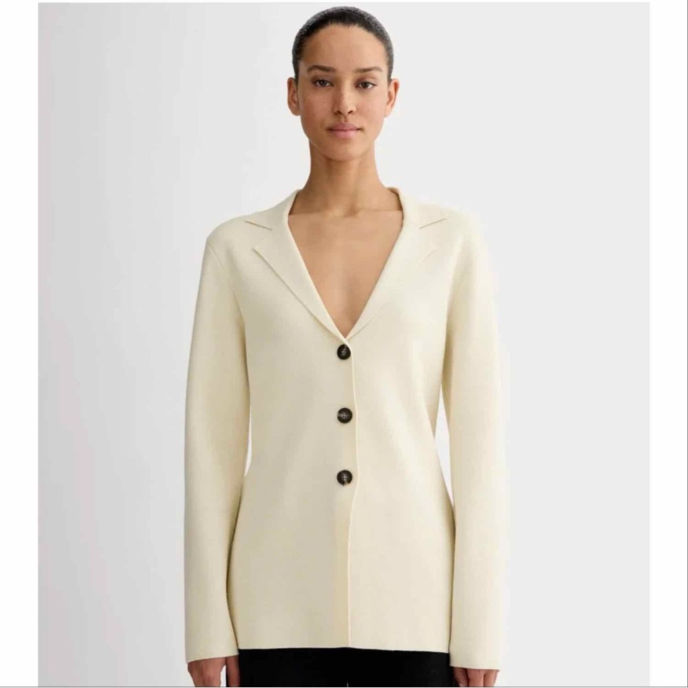 NWT Everlane Knit Blazer in Burch Size XXS